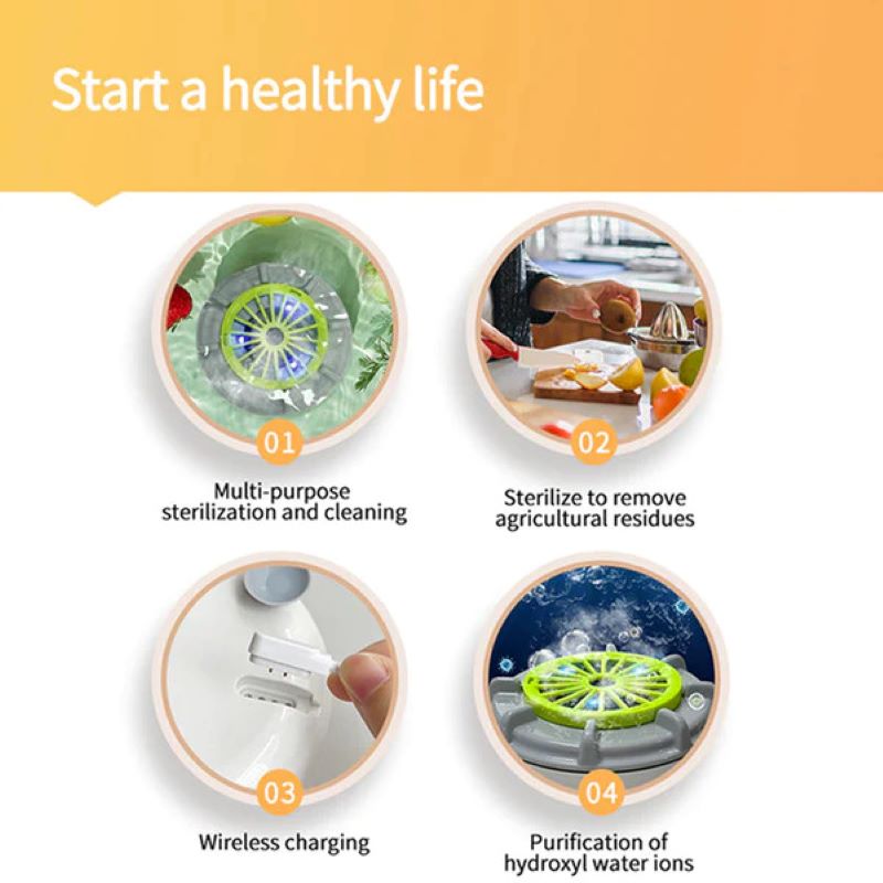 Skanto | High-Efficiency Portable Fruit and Vegetable Washer