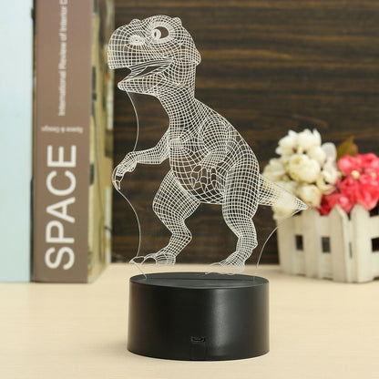 Skanto | Dinosaur Night Light - 3D Dinosaur Lamp - T Rex Night Light