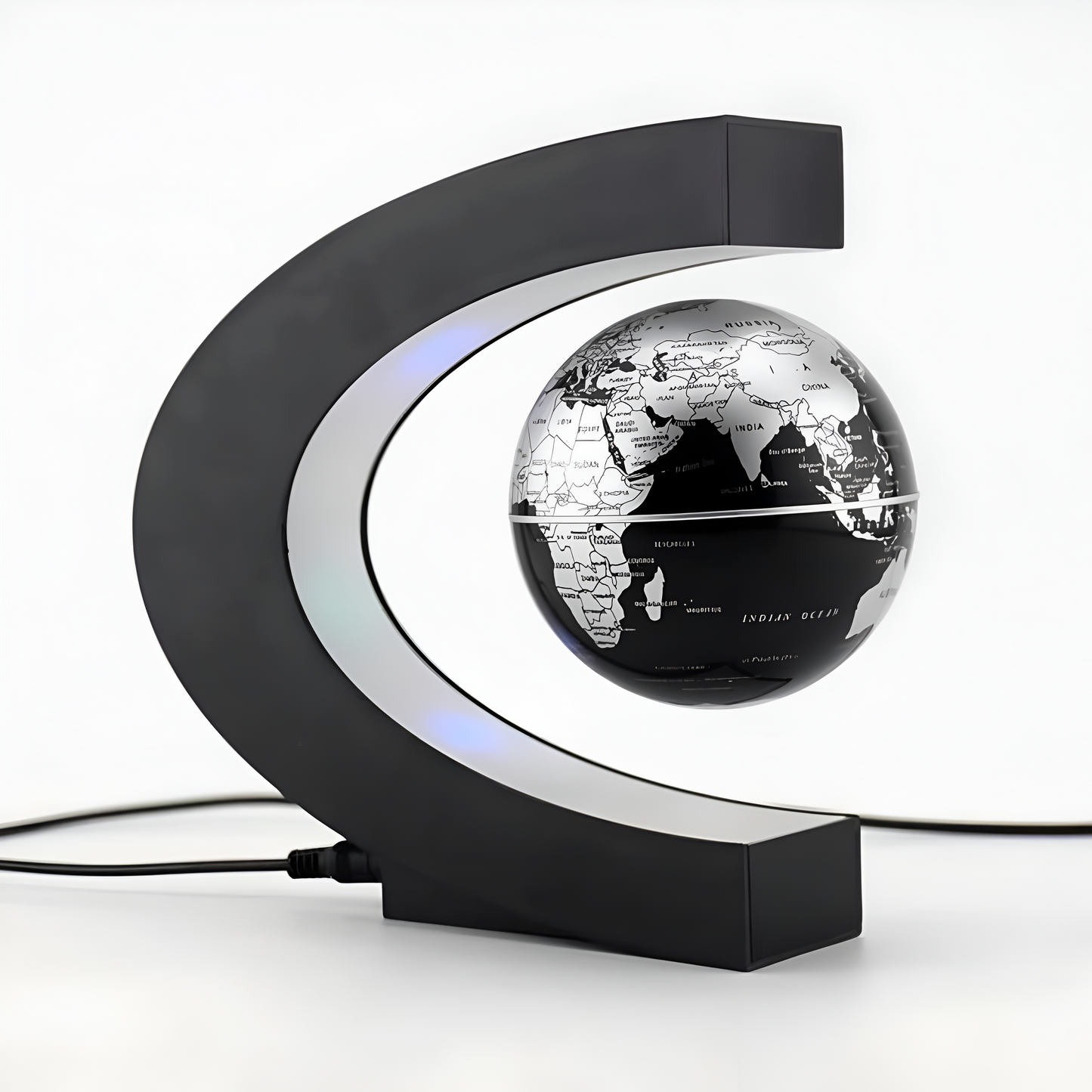 Skanto | Armstrong | Magnetic Levitation Floating Globe Lamp with LED World Map