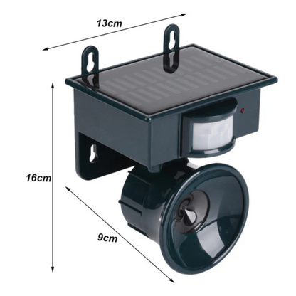 BowLift | TerraGuard – Weatherproof Solar Bird Repeller with PIR Motion Sensor & Natural Sound Deterrent