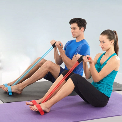 BowLift | Multifunctional Pedal Resistance Elastic Sit-up Bands Pedal Exerciser Sit-up Pull Rope