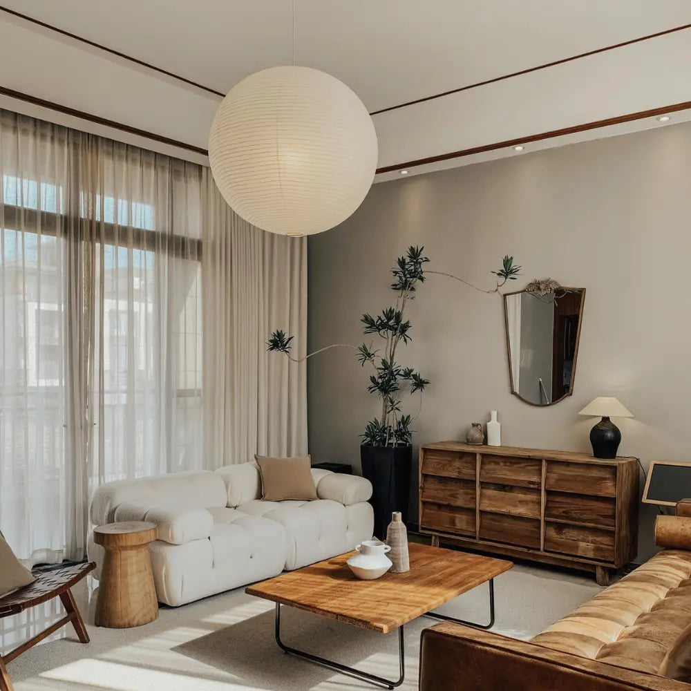 Skanto | Seiran Pendant - Minimalist Japandi Hanging Lamp