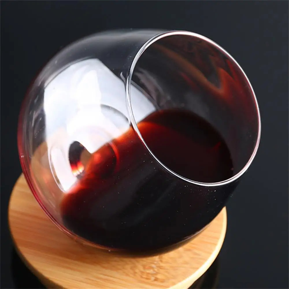 Belly Whiskey and Beer Glass - Rotating Tumbler for Cocktails, Wine and other Drinks Bowlift
