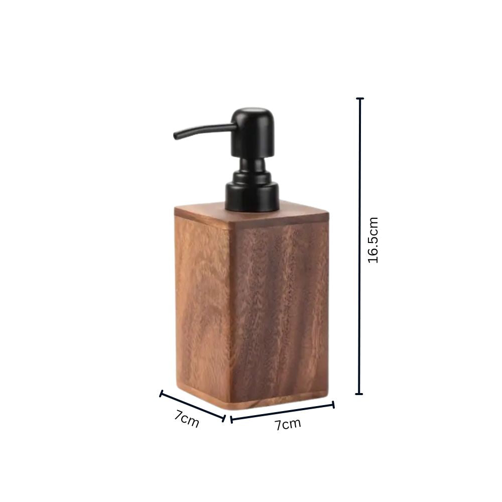 Skanto | Walnut Aura Lotion & Soap Dispenser
