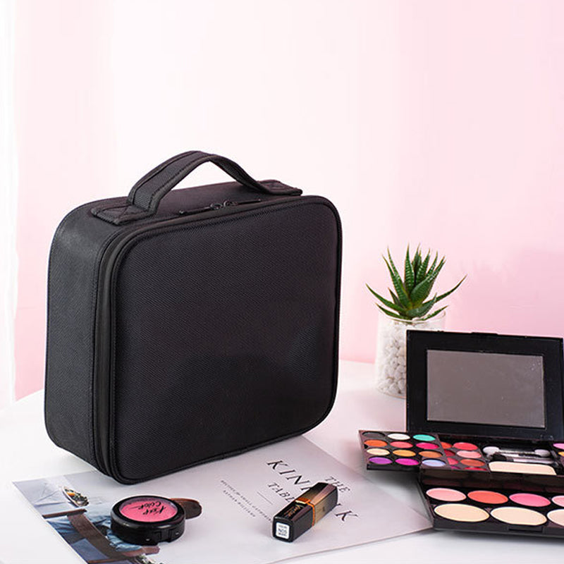 Skanto | Makeup Cosmetic Storage Bag with Adjustable Compartment