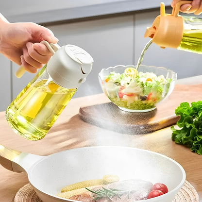 Skanto | 2-in-1 Olive Oil Dispenser & Sprayer – Perfect for Cooking, Salads, and BBQ
