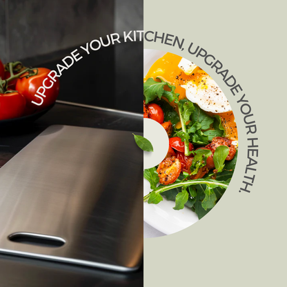 Skanto | Premium Stainless Steel Cutting Board - Stain & Scratch Resistant