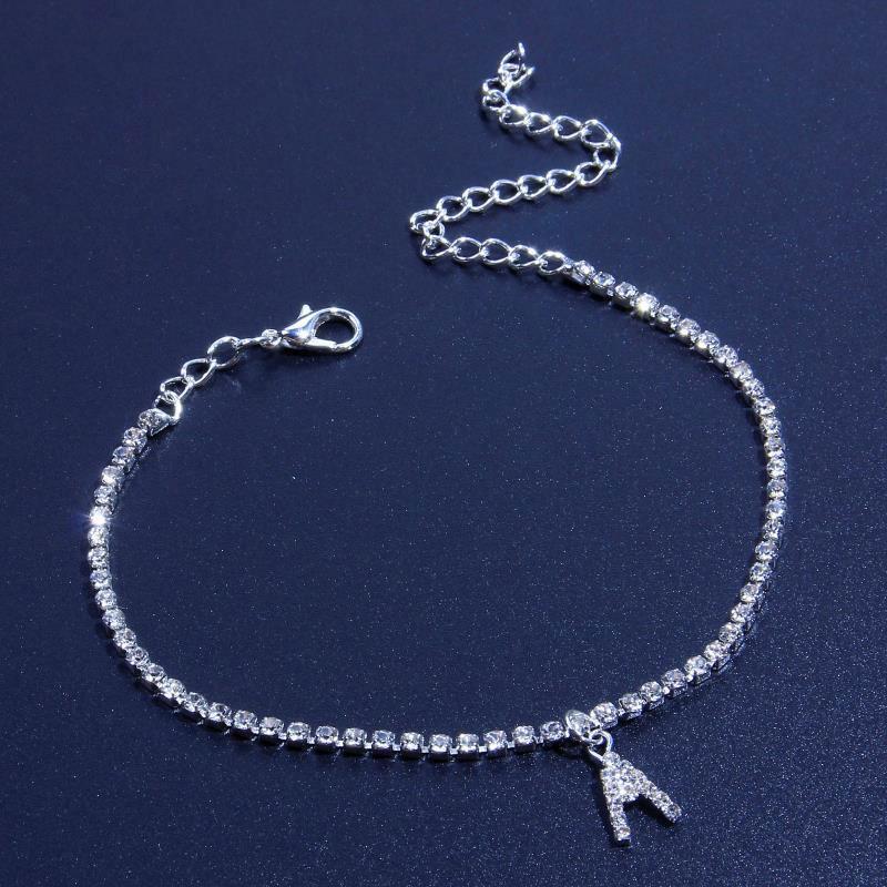 BowLift | Rhinestone Letter Anklet