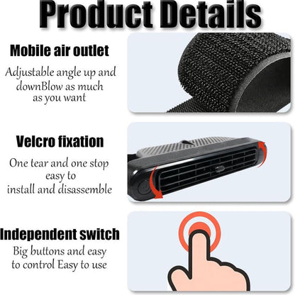 Portable Car Seat Cooling Fan | Karnz