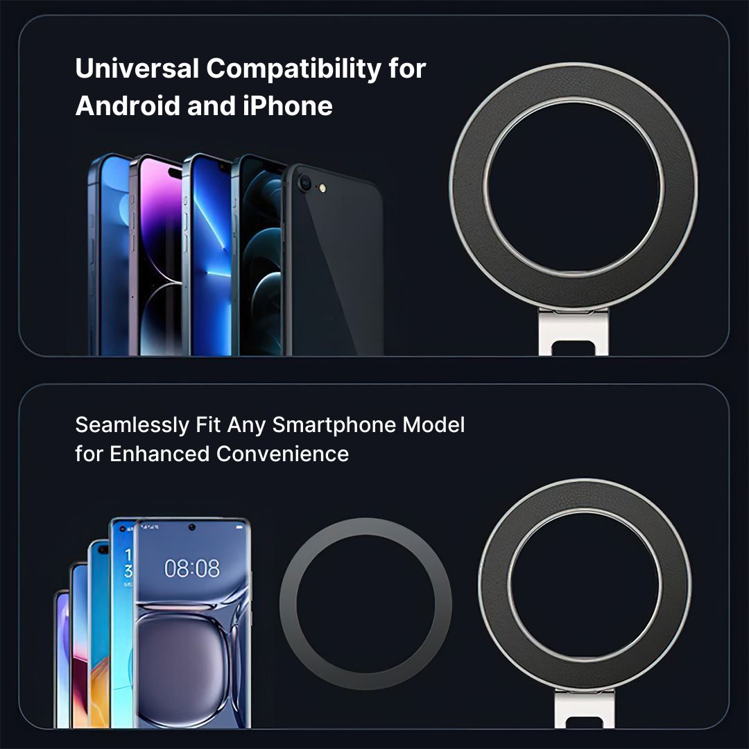 BowLift | Top Rated Magnetic Car Phone Holder with Adjustable Stand - Best Auto Phone Mount for iPhone