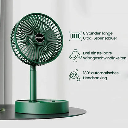 Foldable quiet electric Desktop USB fan