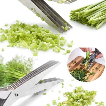5 Layers Stainless Steel Multifunctional Kitchen Scissors | Brehn