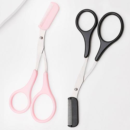 Scissors for trimming eyebrows