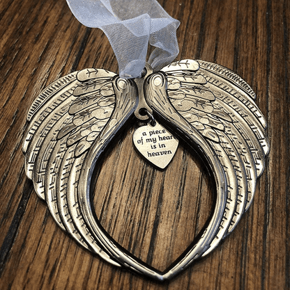 Skanto | Christmas Tree Memorial Ornaments Angel Wings Bells Hanging Decoration