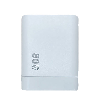 Brehn | 3 in 1 GaN Charger, scalable 80W MAX fast charging module with Type-C cable and 2 USB ports