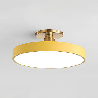 BowLift | Modern LED Semi Flush Mount Ceiling Light | Energy-Saving. Durable Design for Hallway. Dining Room & Living Room