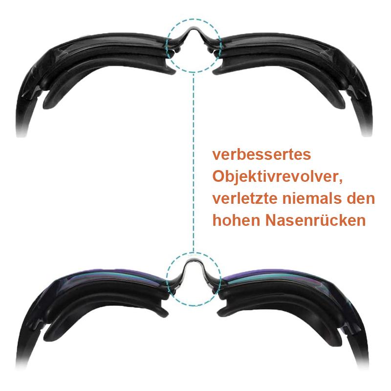 Karnz | Leak-free anti-fog UV protection triathlon swimming goggles