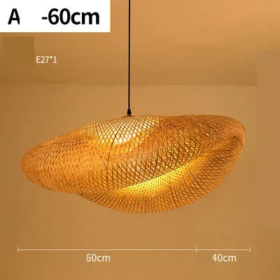 Skanto | Handmade Rattan Pendant Lamp - RayaLight