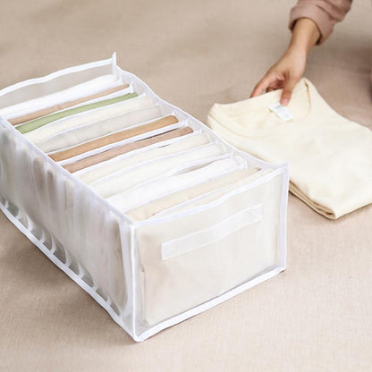 7 Grids Wardrobe Clothes Mesh Divider Organizer | Bowlift