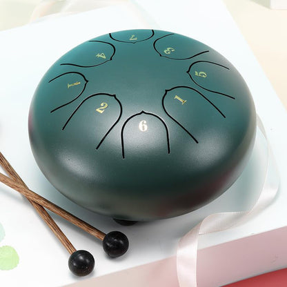 Rain drum as garden instrument