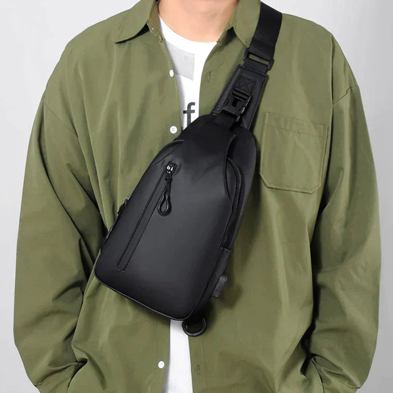 UrbanShield Waterproof Shoulder Bag with Anti-Theft Design | Karnz