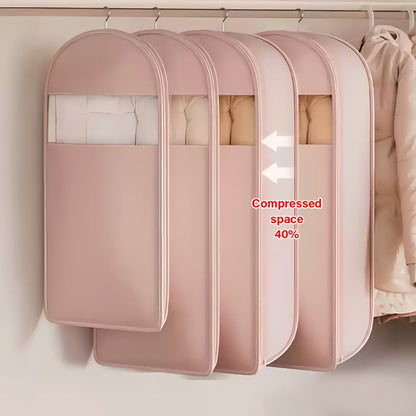 Skanto | Space-Saving Hanging Garment Bag with Self-Compressing Zipper