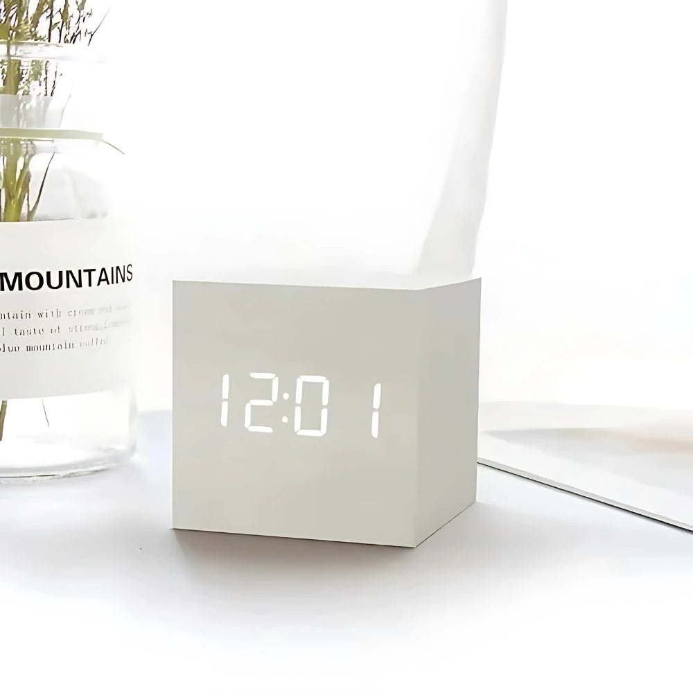 Skanto | Modern Cube LED Alarm Clock