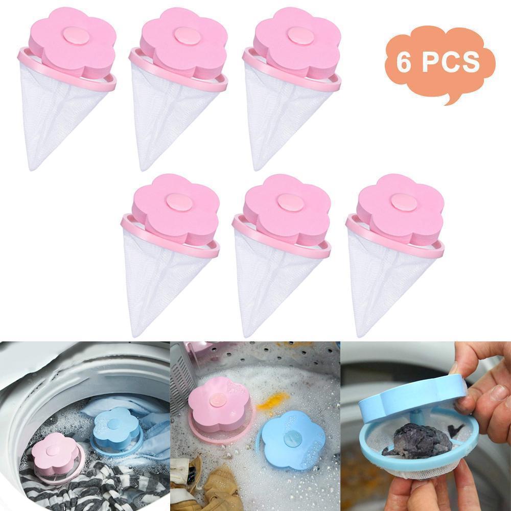 Washing machine mesh filter bag for fur & lint pet hair remover