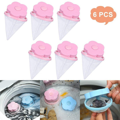 Washing machine mesh filter bag for fur & lint pet hair remover