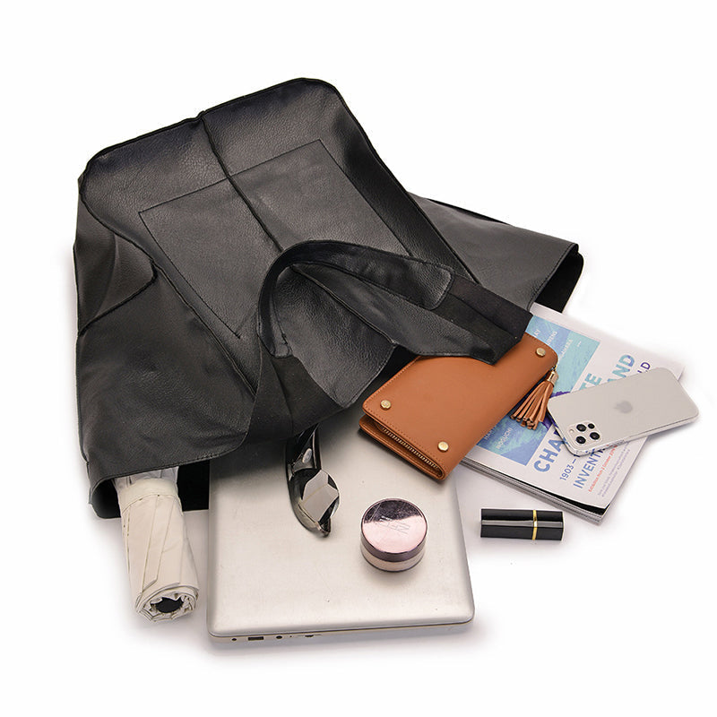 Oversized leather bag