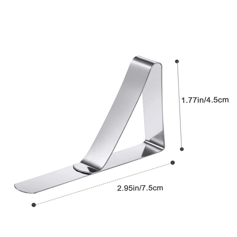 BowLift | Stainless Steel Tablecloth Clips (Set of 4)