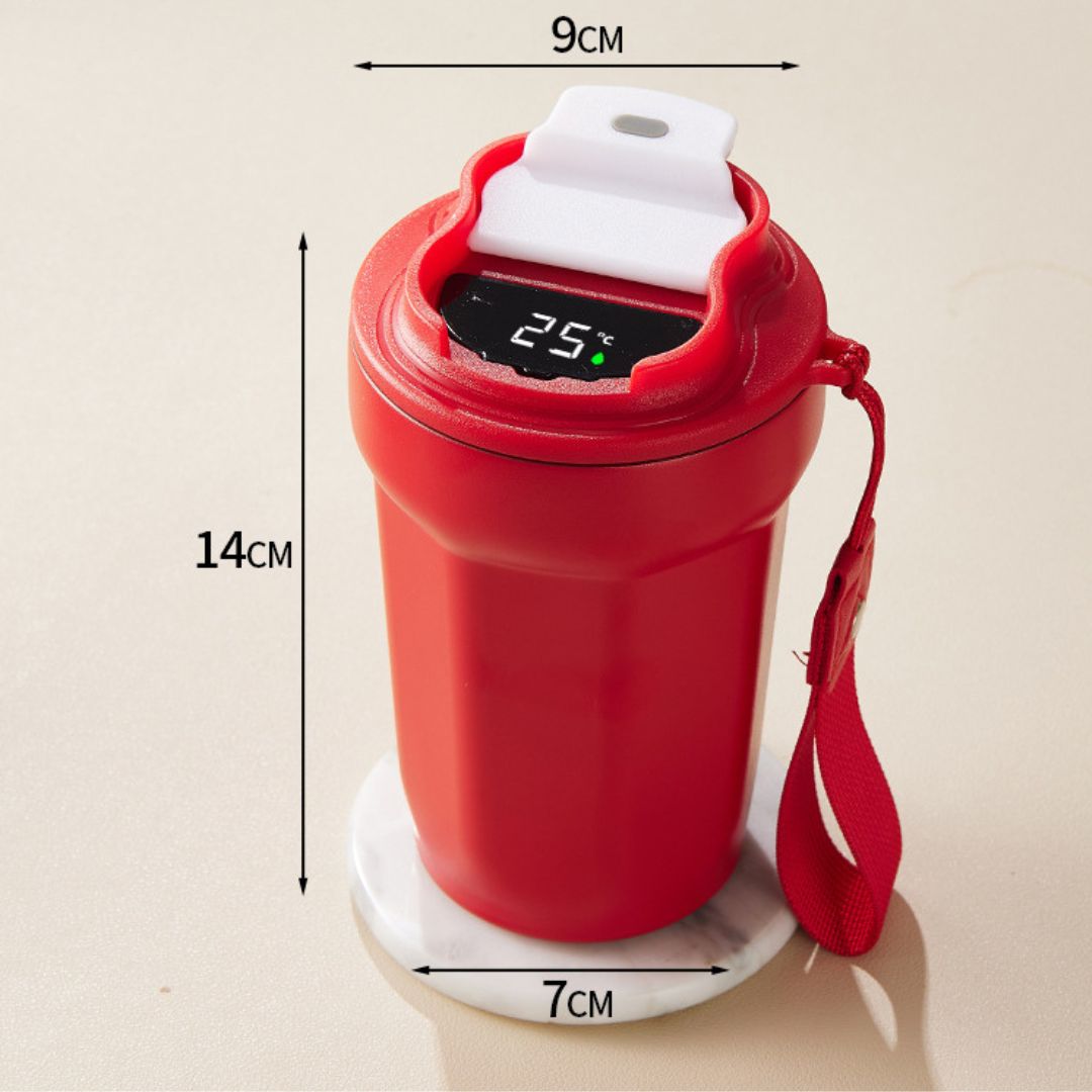 BowLift | Stainless Steel Coffee Mug with LED Temperature Display 450 ML