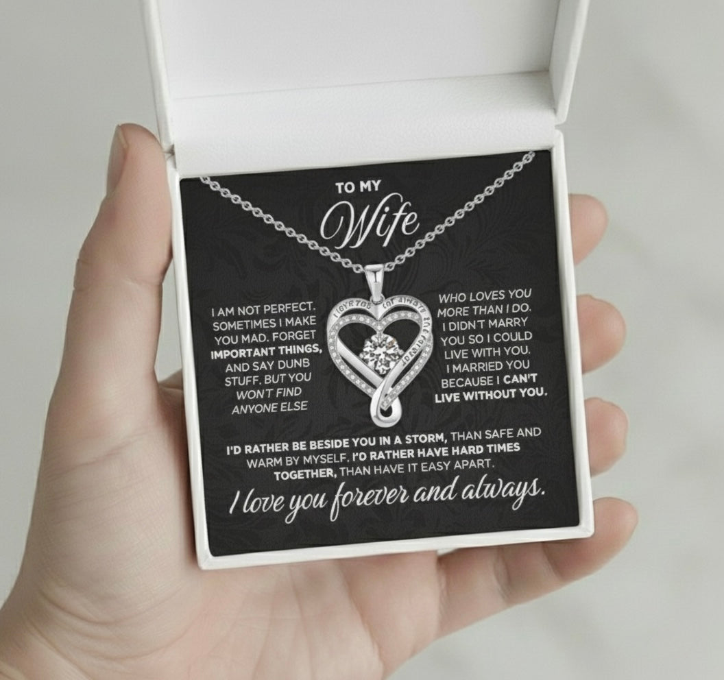 BowLift | ForeverLove | For My Wife I Will Always Love You Necklace Gift
