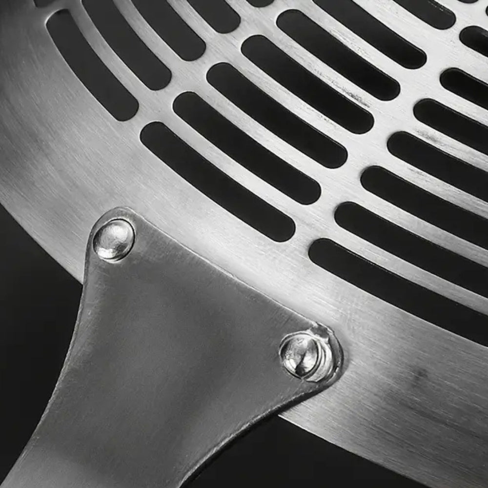 BowLift | Stainless Steel Wooden Strainer Ladle