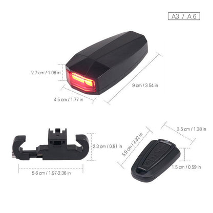 Skanto | 3-in-1 Bicycle Wireless Remote Control - Taillight