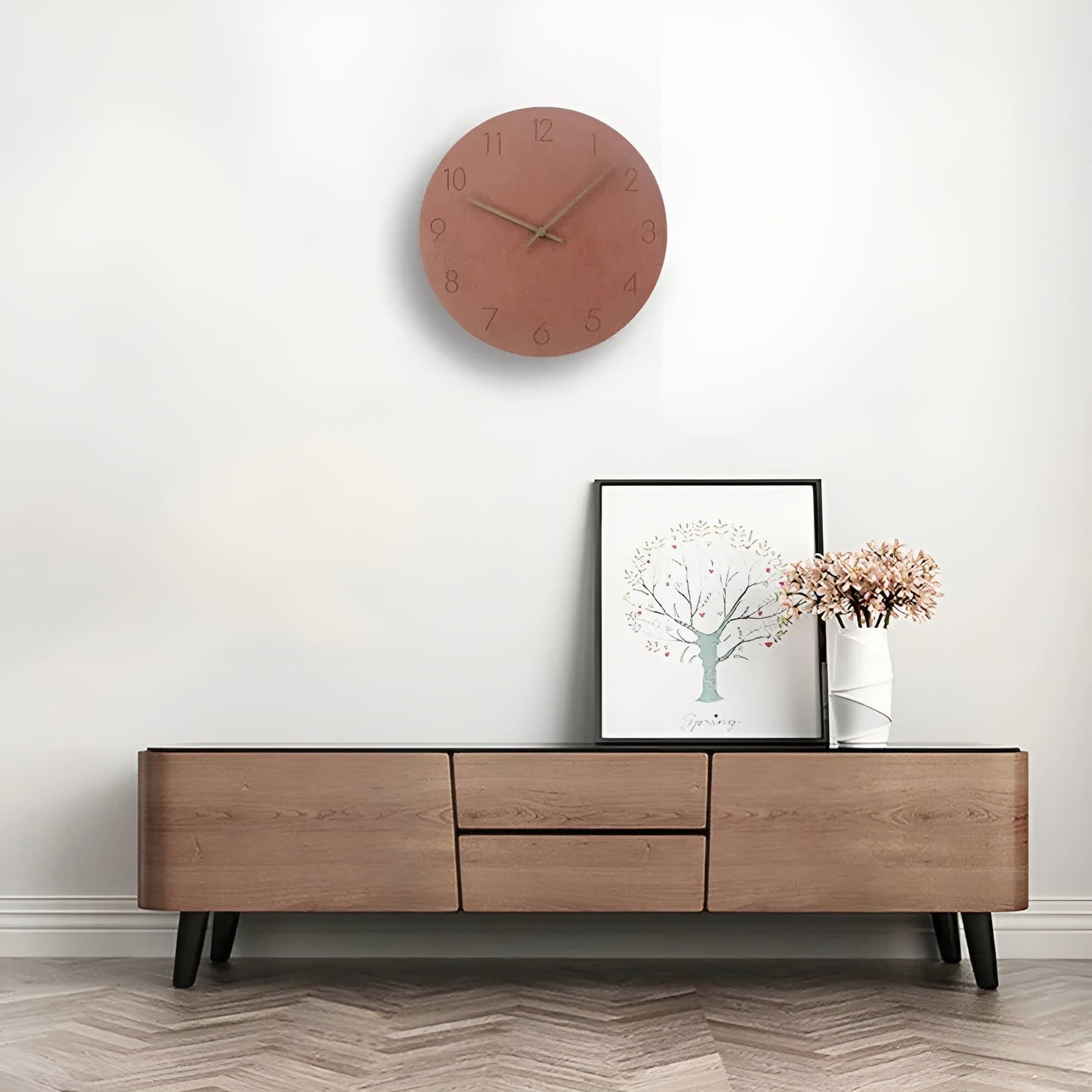 Wooden Wall Clock – Minimalist Design for Modern Living | Karnz