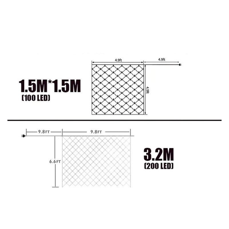Solar fishing net illuminator