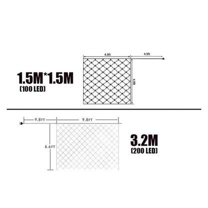 Solar fishing net illuminator