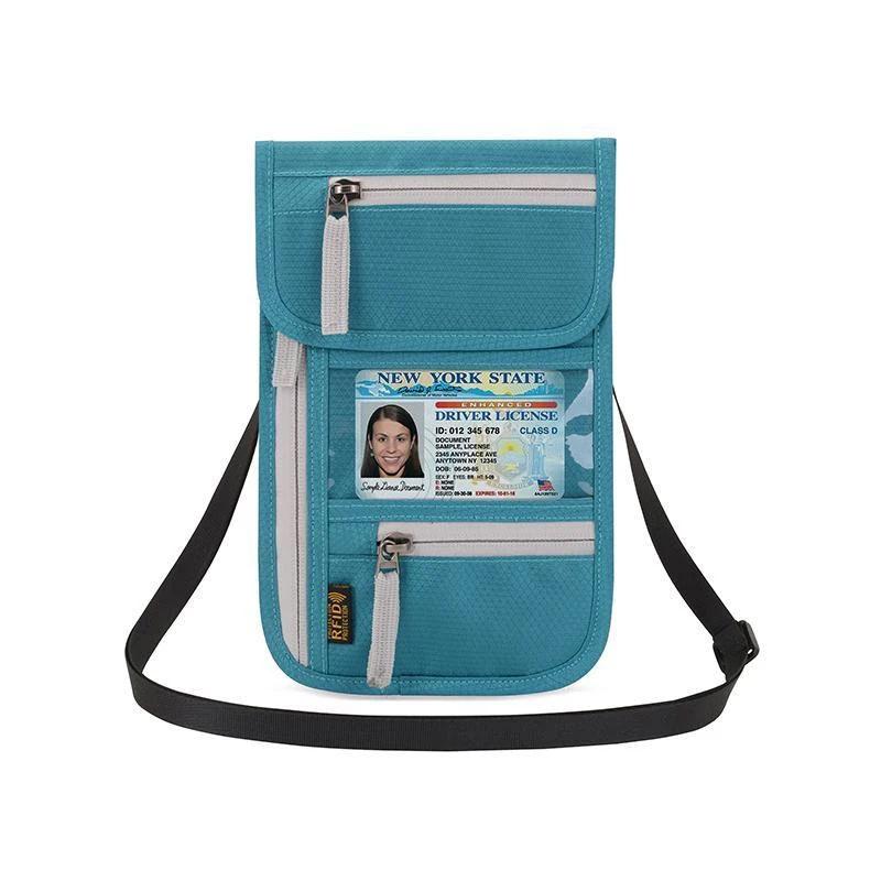 Travel wallet with RFID blocking