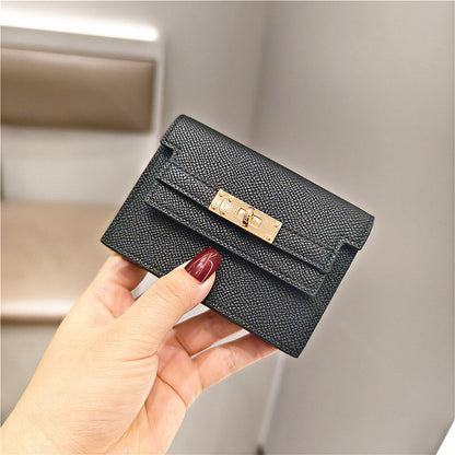 BowLift | Minimalist PU Leather Zipper Card Holder