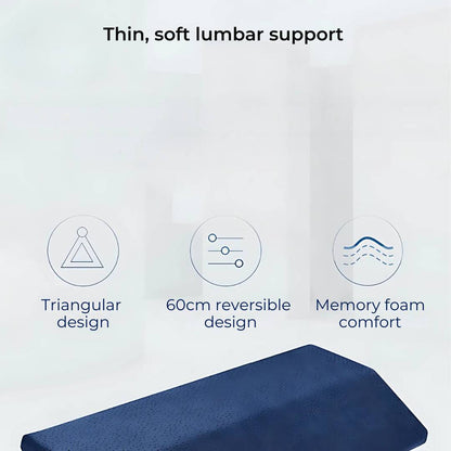 SleepAlign Lumbar Support Pillow for Sleeping | Relieves Back Pain - Improves Spinal Alignment -  Comfortable Pillow for Back Pain Relief Bowlift