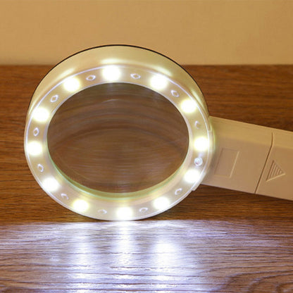 30x optical magnifier with LED light