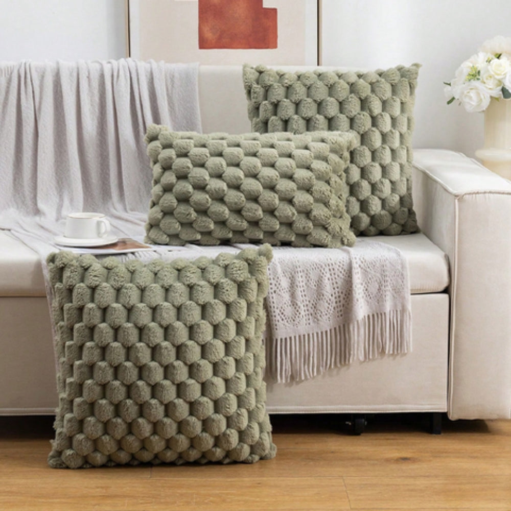 VelvetSoft Cushion Cover – Ultra-soft Plush Cover for Sofa or Bed | Karnz