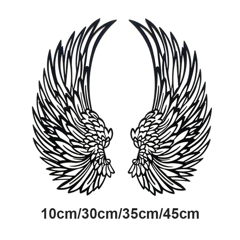 BowLift | Metal wall art with angel wings and LED lights