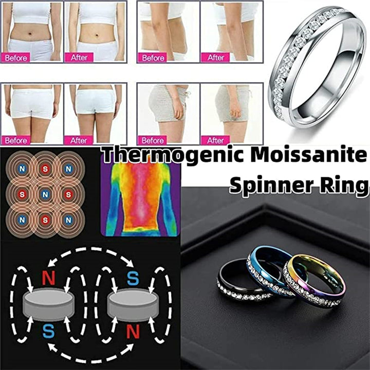 BowLift | Thermogenic moissanite rotating ring
