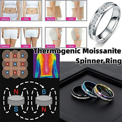 BowLift | Thermogenic moissanite rotating ring