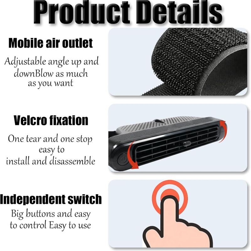 Portable Car Seat Cooling Fan | Skanto