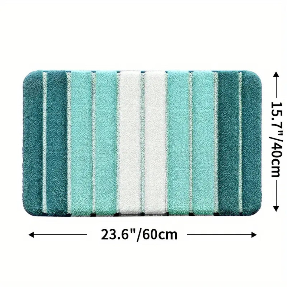 Skanto | Lumiere Striped Absorbent Bath Mat