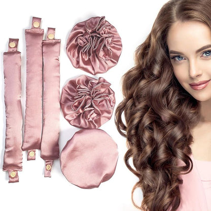 BowLift | Satin heatless curling iron set