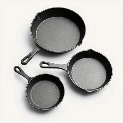 Skanto | Black Cast Iron Frying Pan